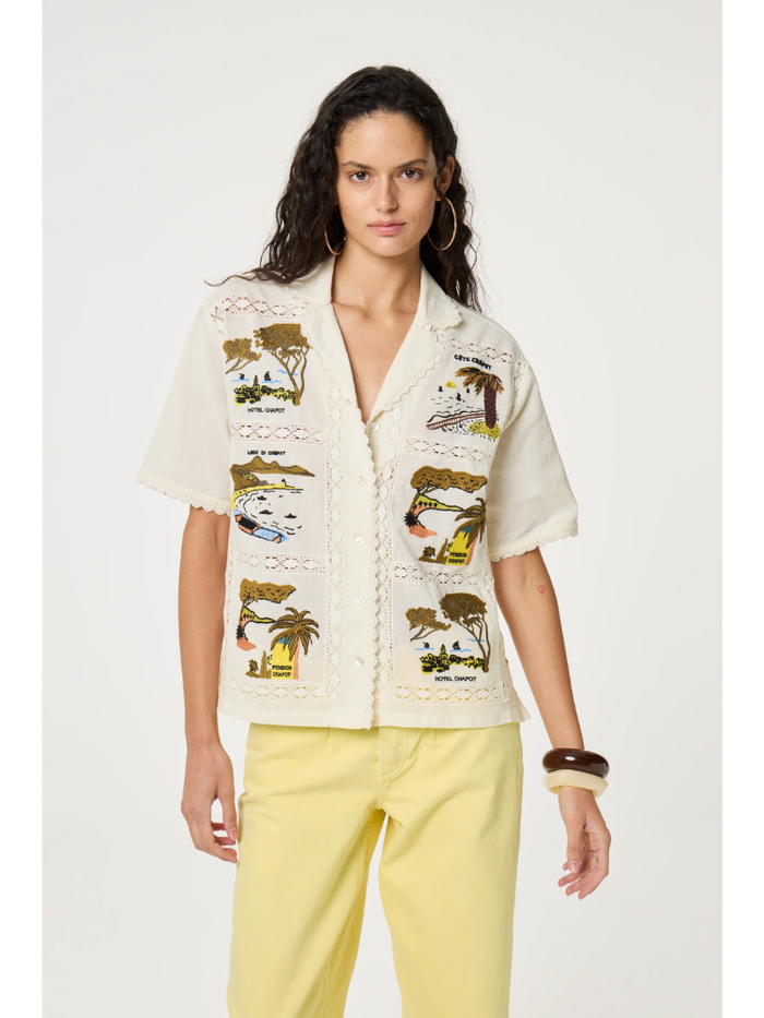 Fabienne Chapot Norma Blouse Cosy White