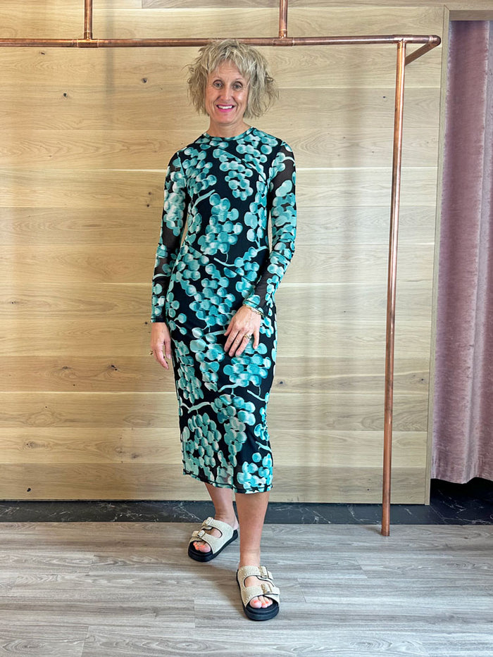 Fabienne Chapot Sam Dress Black & Mint