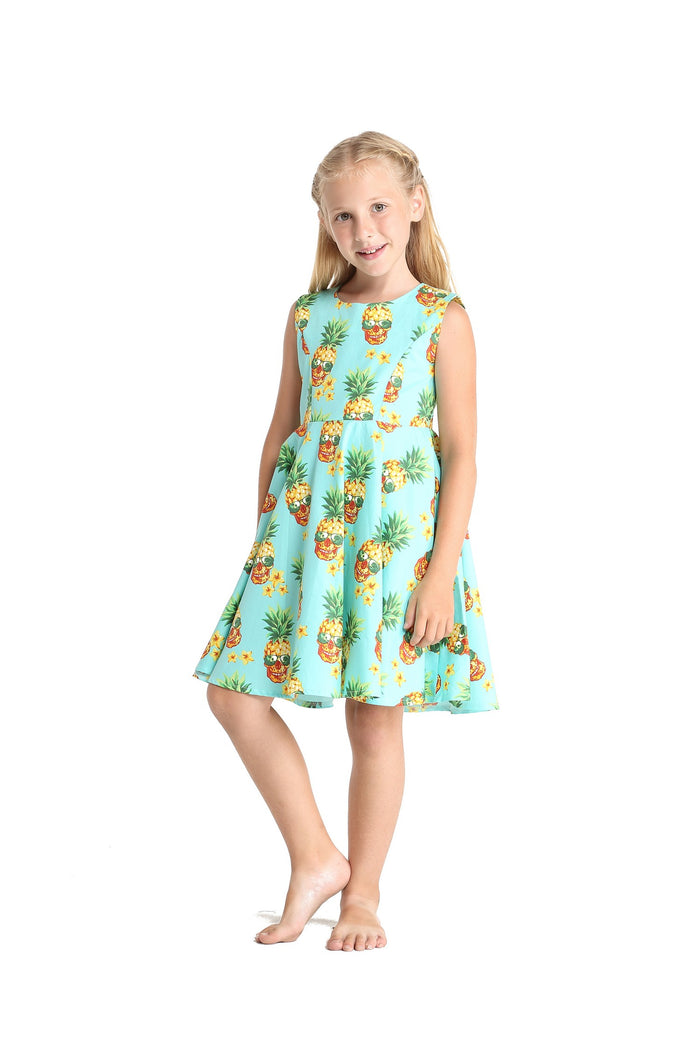 Father Daughter Laulea Set Pineapple Skull