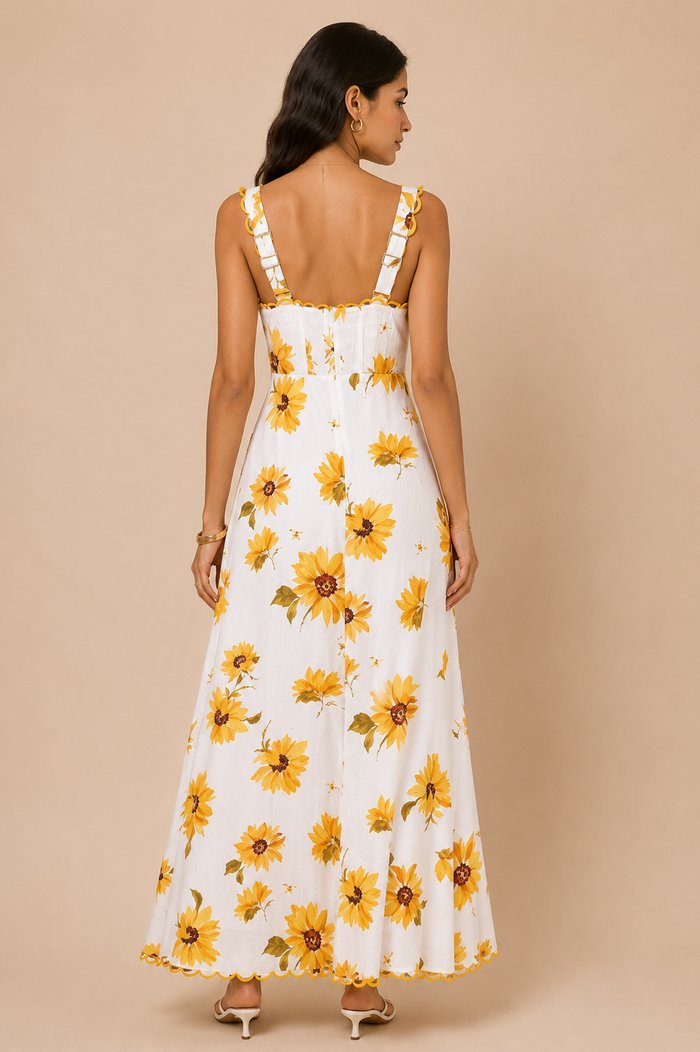 Fia Maxi Dress - Yellow