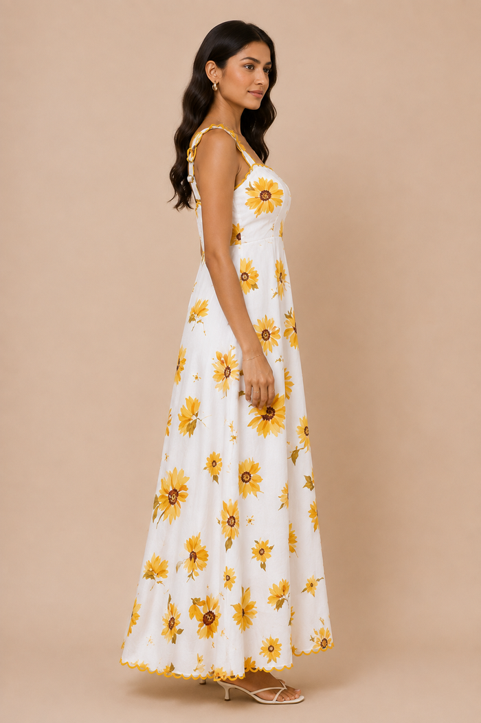 Fia Maxi Dress - Yellow