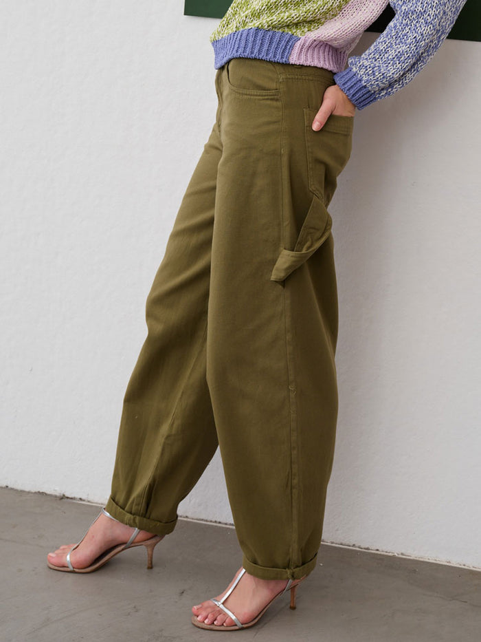 Floor Cargo Style Trousers Militare