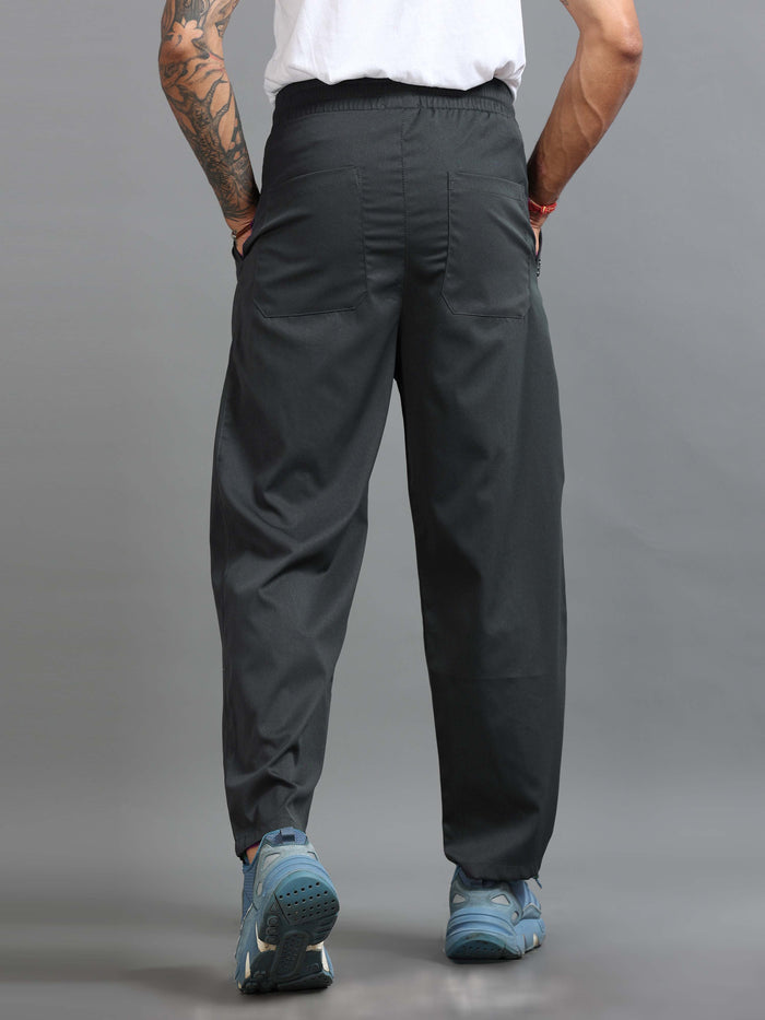 Grey Trousers for Men detail view - Flowstate Relaxed Trouser by Italian Colony