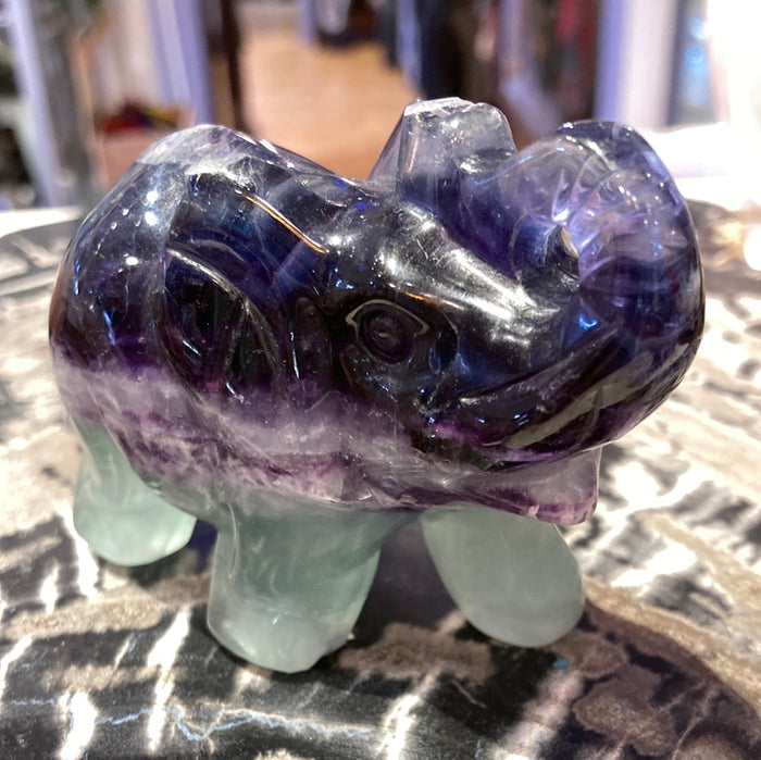 Fluorite elephant