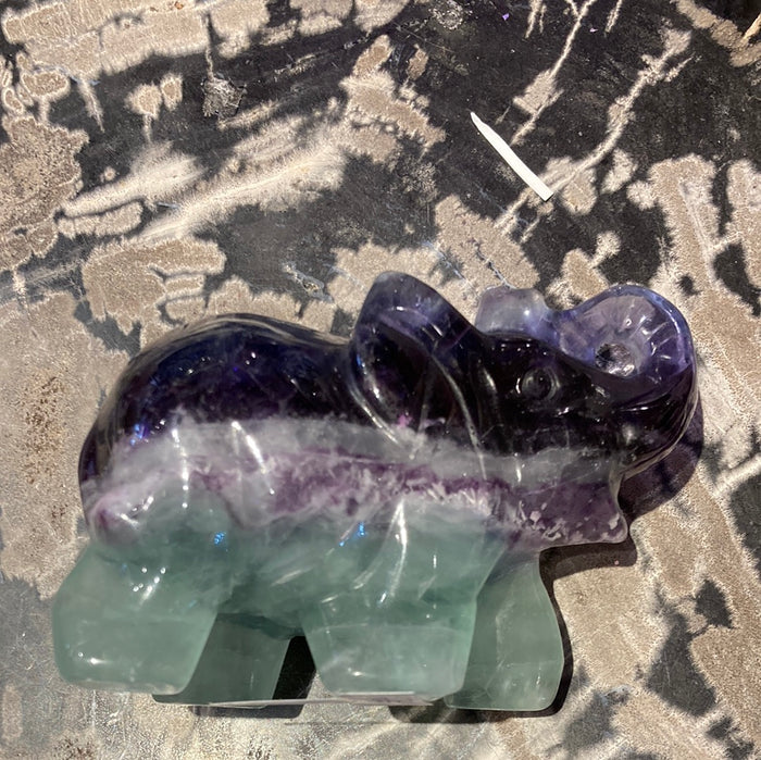 Fluorite elephant