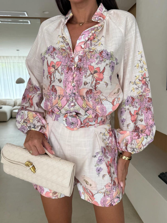 Gila Co ord Set - Pink