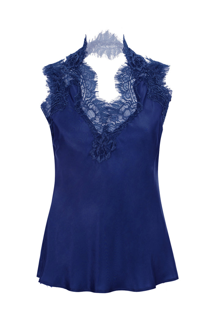 Gina Lace Camisole Night Blue