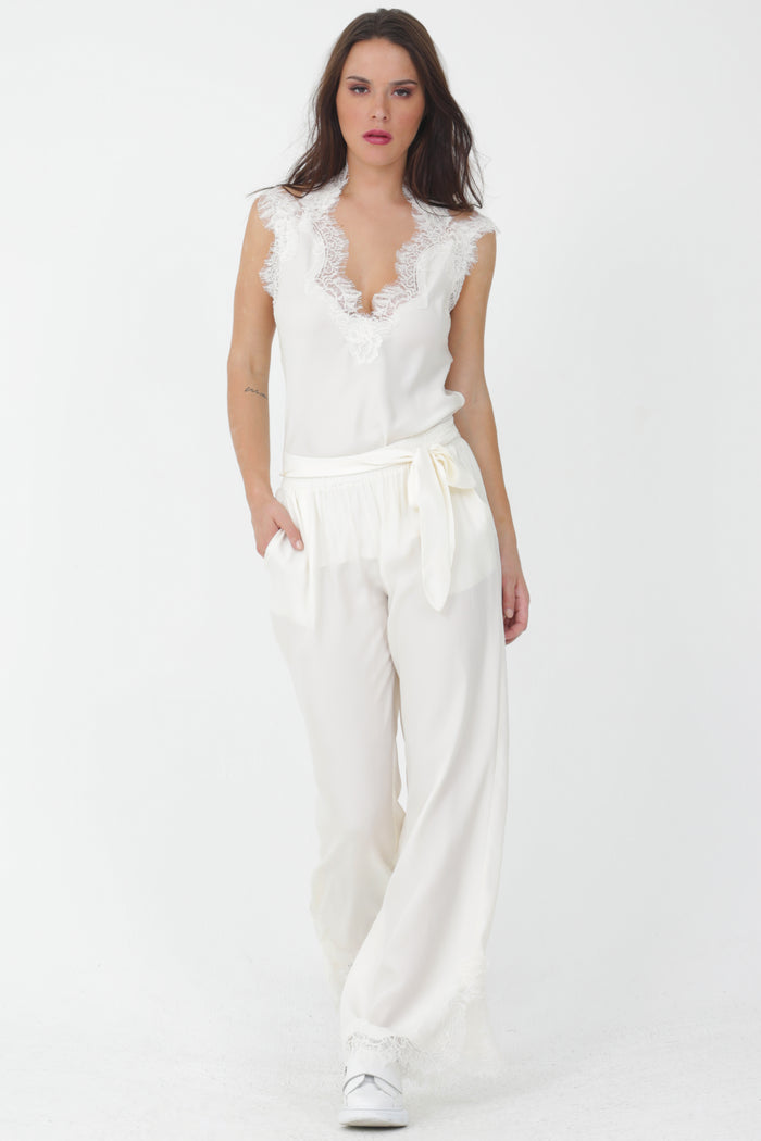 Gina Lace Camisole Raffia