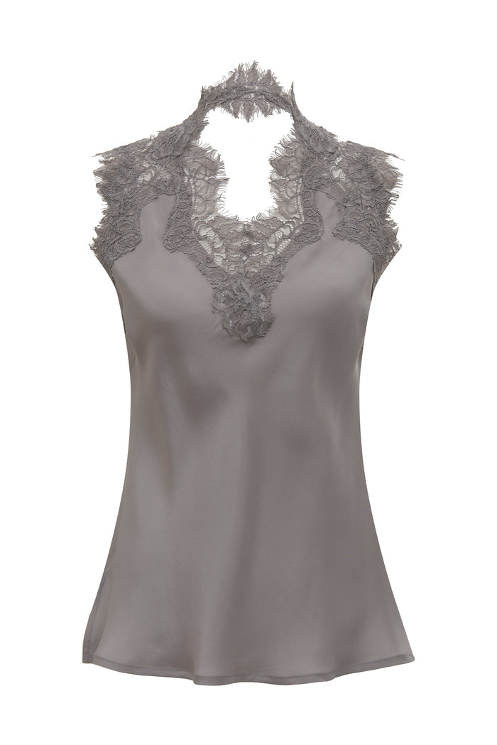 Gina Lace Camisole Steeple Grey
