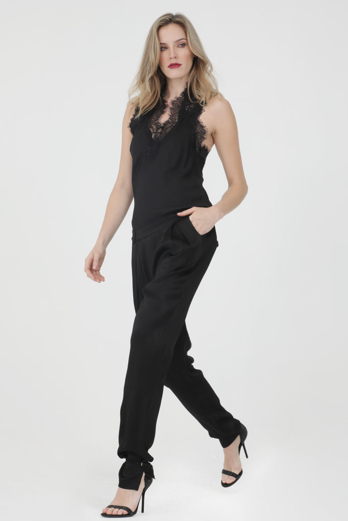 Gina Lace Camisole Steeple Grey