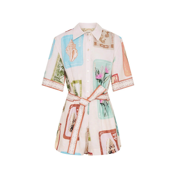Gini Romper - Off White