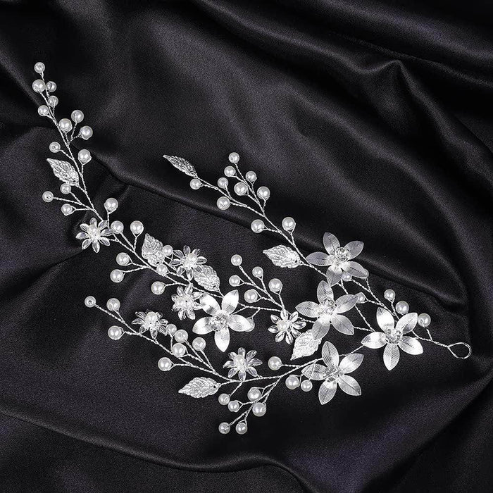 Gold handmade bridal headdress Hair accessories Beaded dress accessories 583345967079 - COCOMELODY
