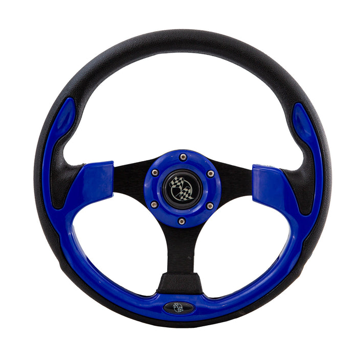Golf Cart Steering Wheel QC-5156 Blue