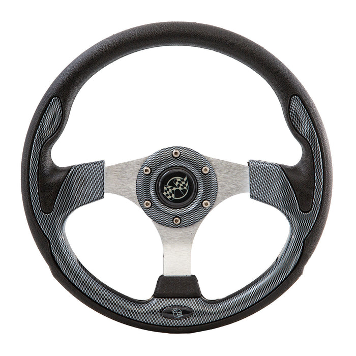Golf Cart Steering Wheel QC-5156 Carbon Fiber