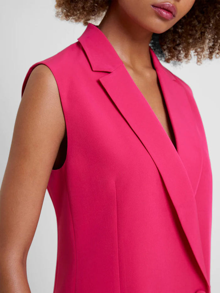 Great Plains Evening Crepe Sleeveless Jacket Christmas Rose