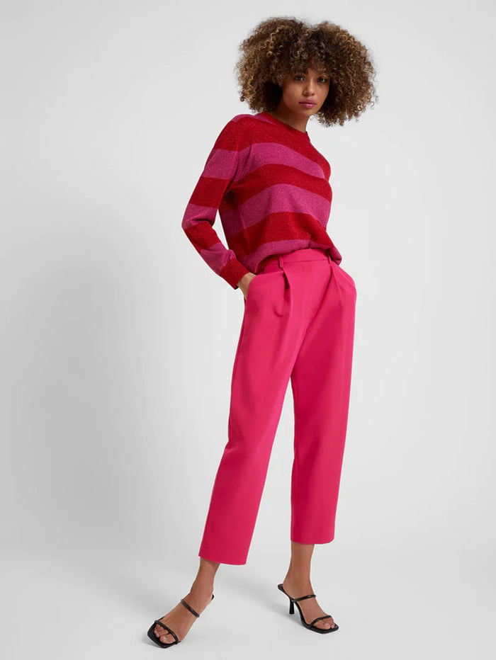 Great Plains Evening Crepe Tailored Trouser Christmas Rose