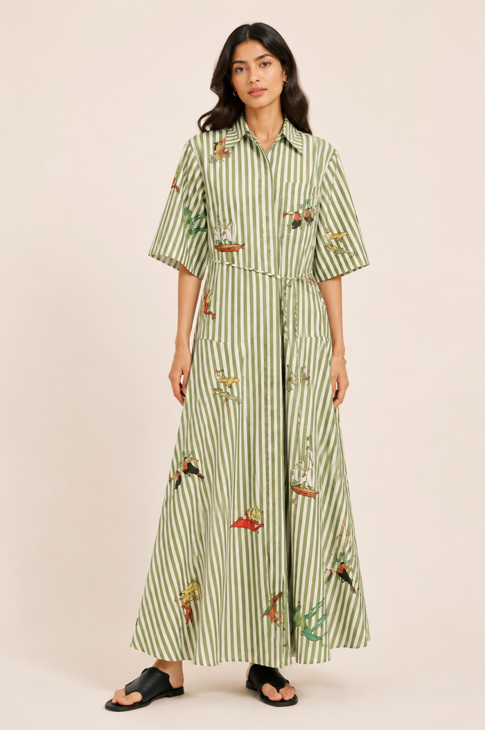 Greena Maxi Dress - Green