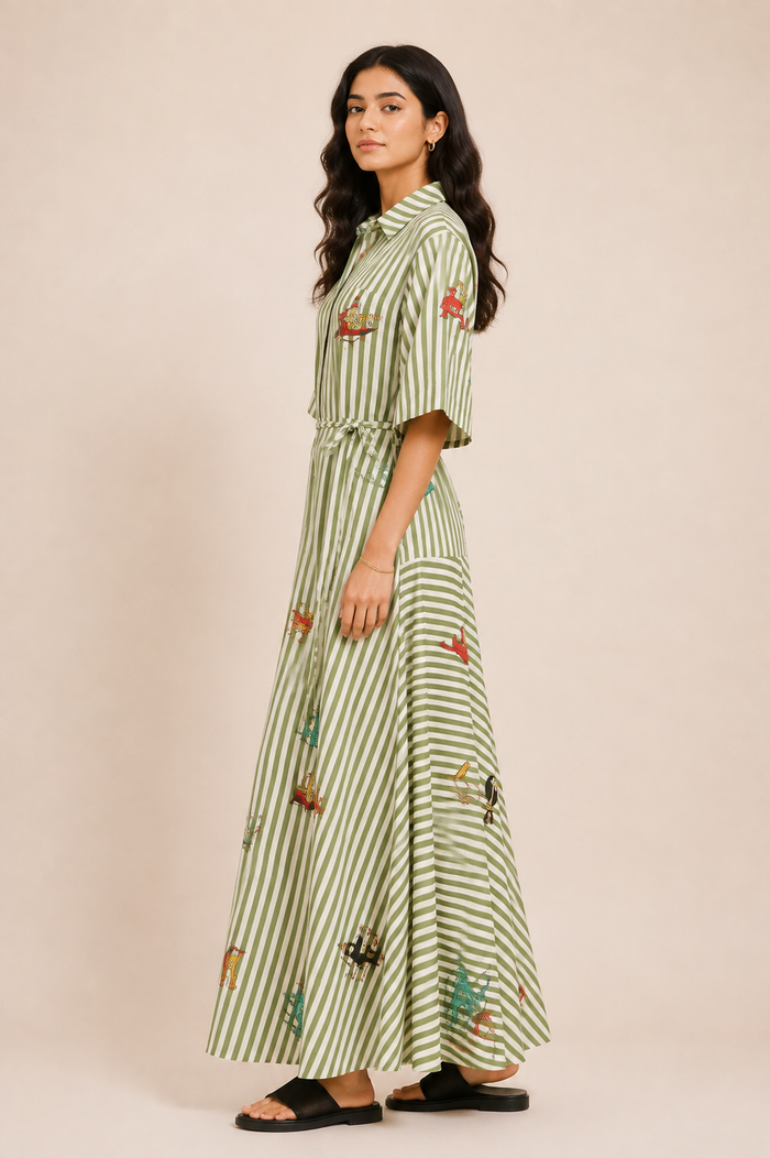 Greena Maxi Dress - Green