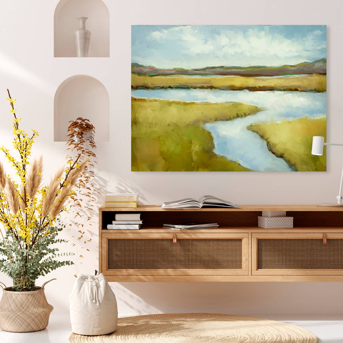 GreenBox Art - Salt Marsh Stretched Canvas