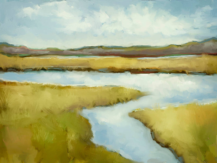 GreenBox Art - Salt Marsh Stretched Canvas