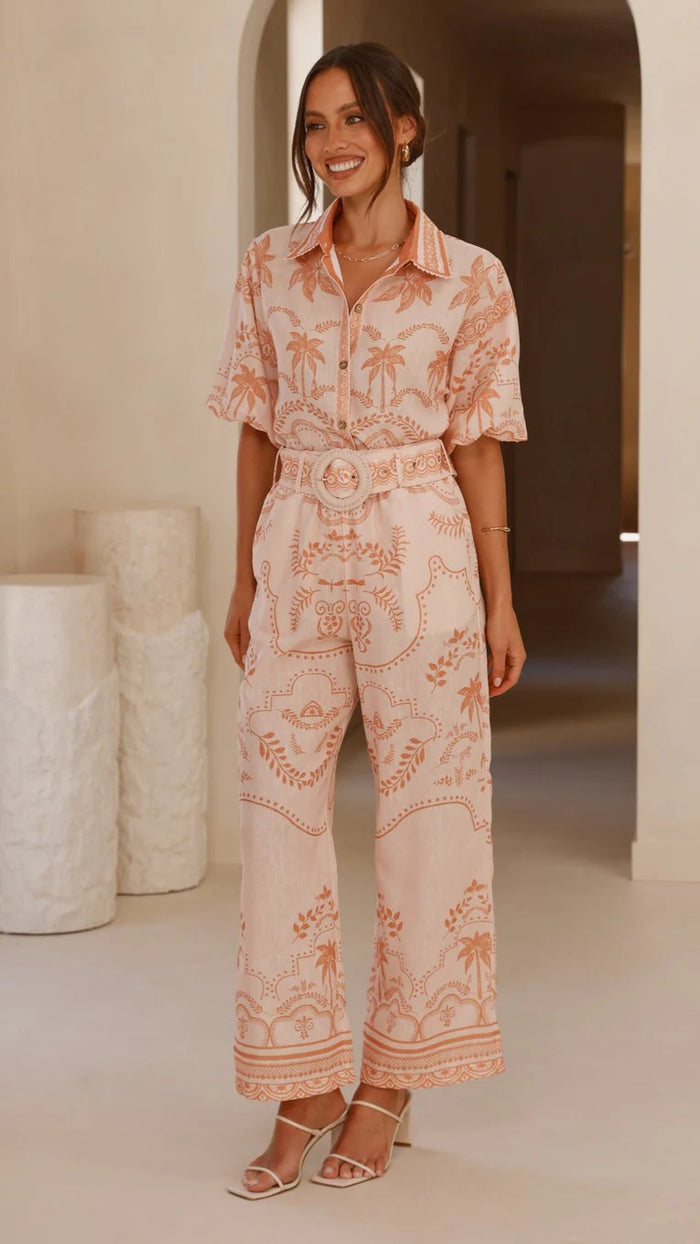 Greya Co ord Set - Pink
