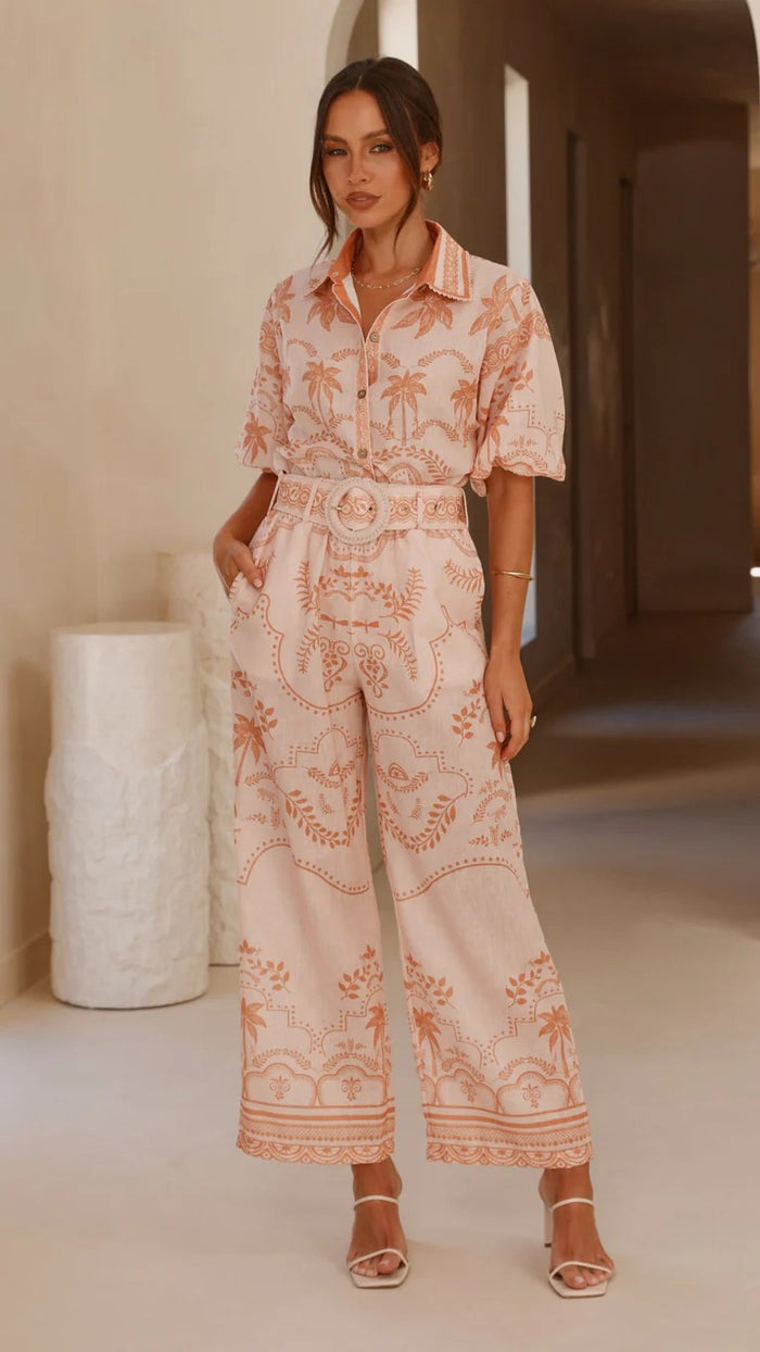 Greya Co ord Set - Pink