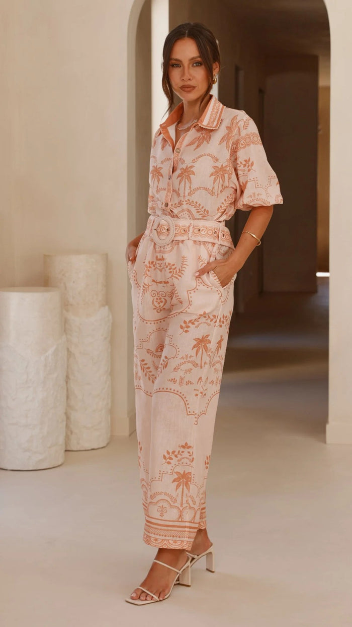 Greya Co ord Set - Pink
