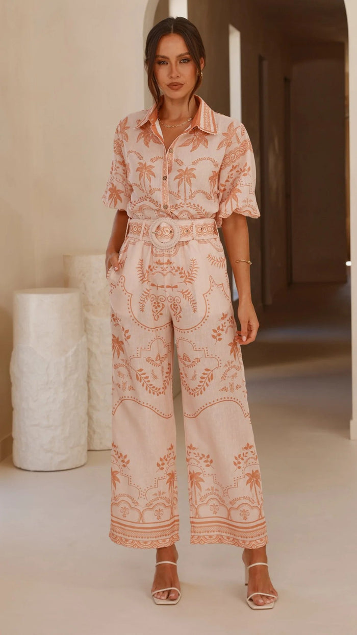 Greya Co ord Set - Pink