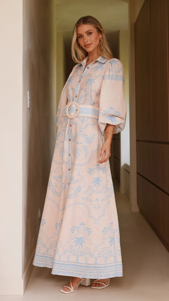 Gwen Maxi Dress - Blue