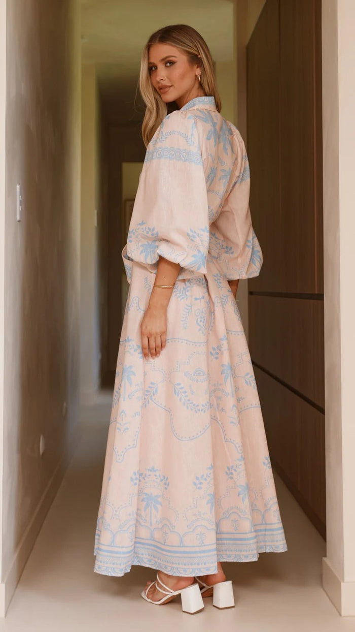 Gwen Maxi Dress - Blue
