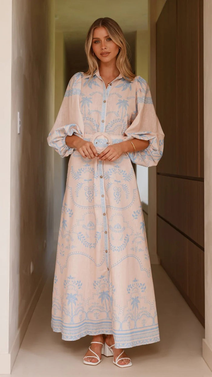 Gwen Maxi Dress - Blue