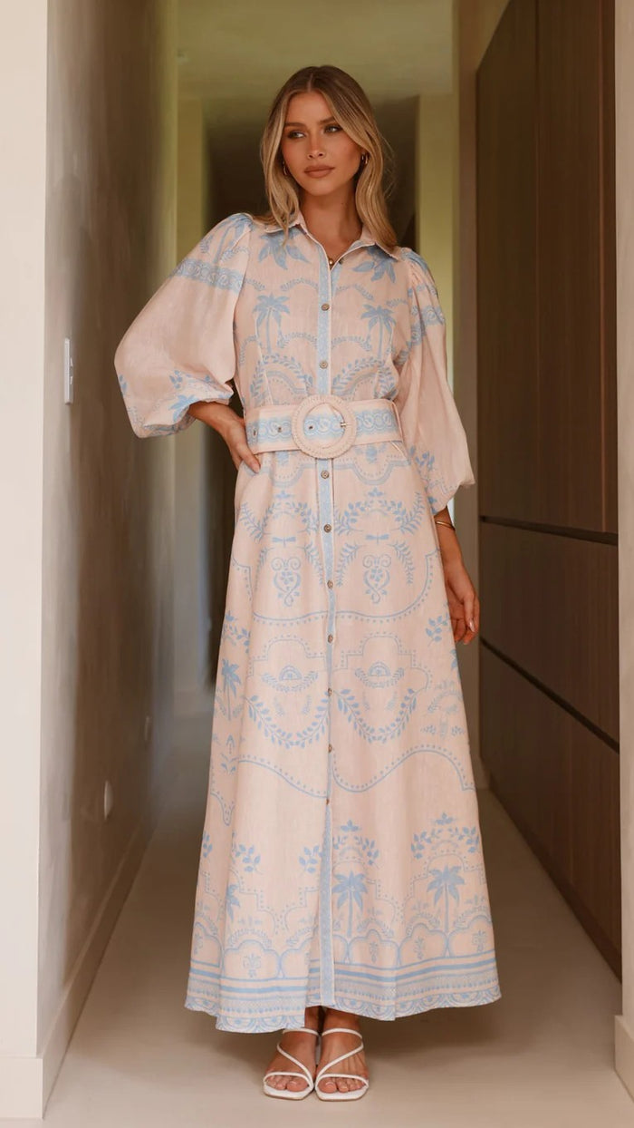 Gwen Maxi Dress - Blue