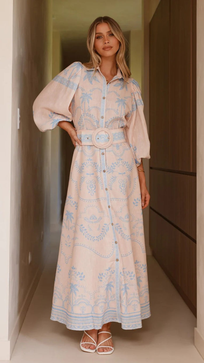 Gwen Maxi Dress - Blue