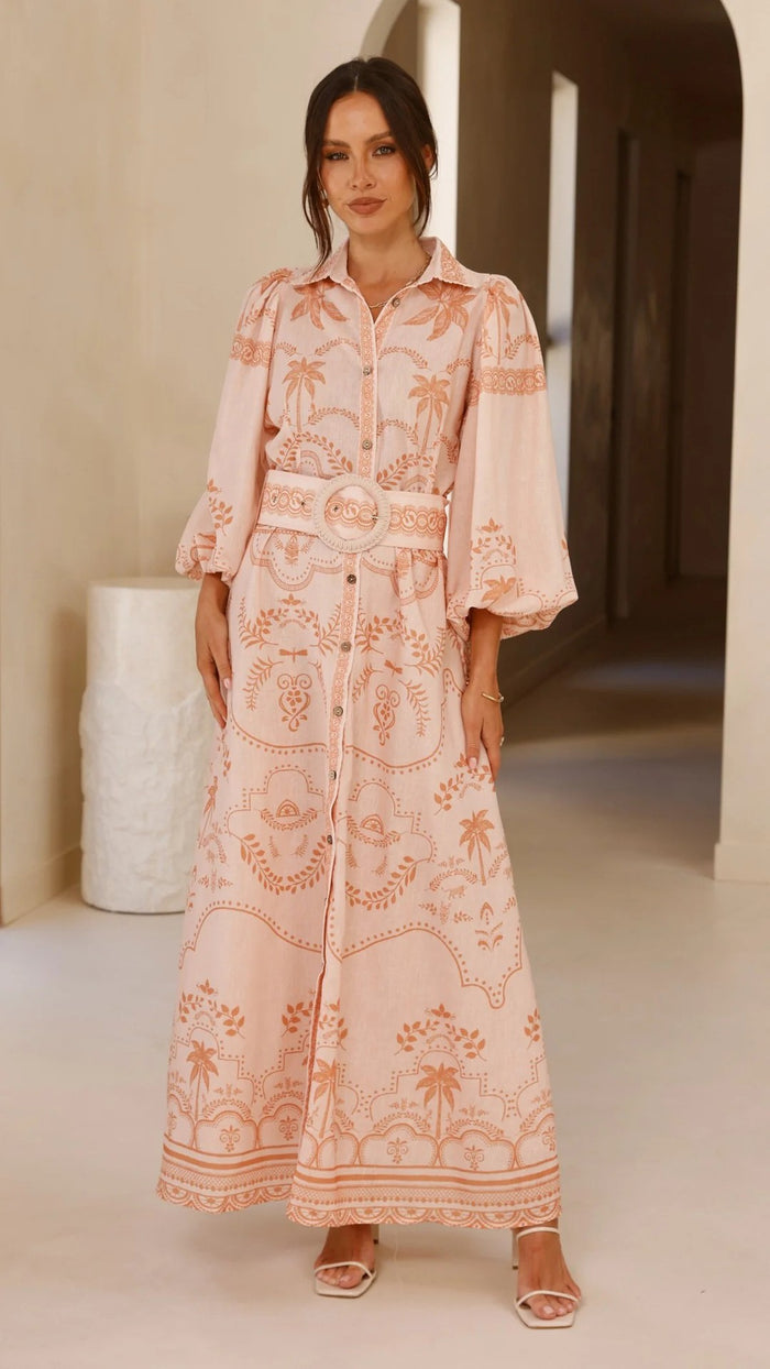 Gwen Maxi Dress - Pink