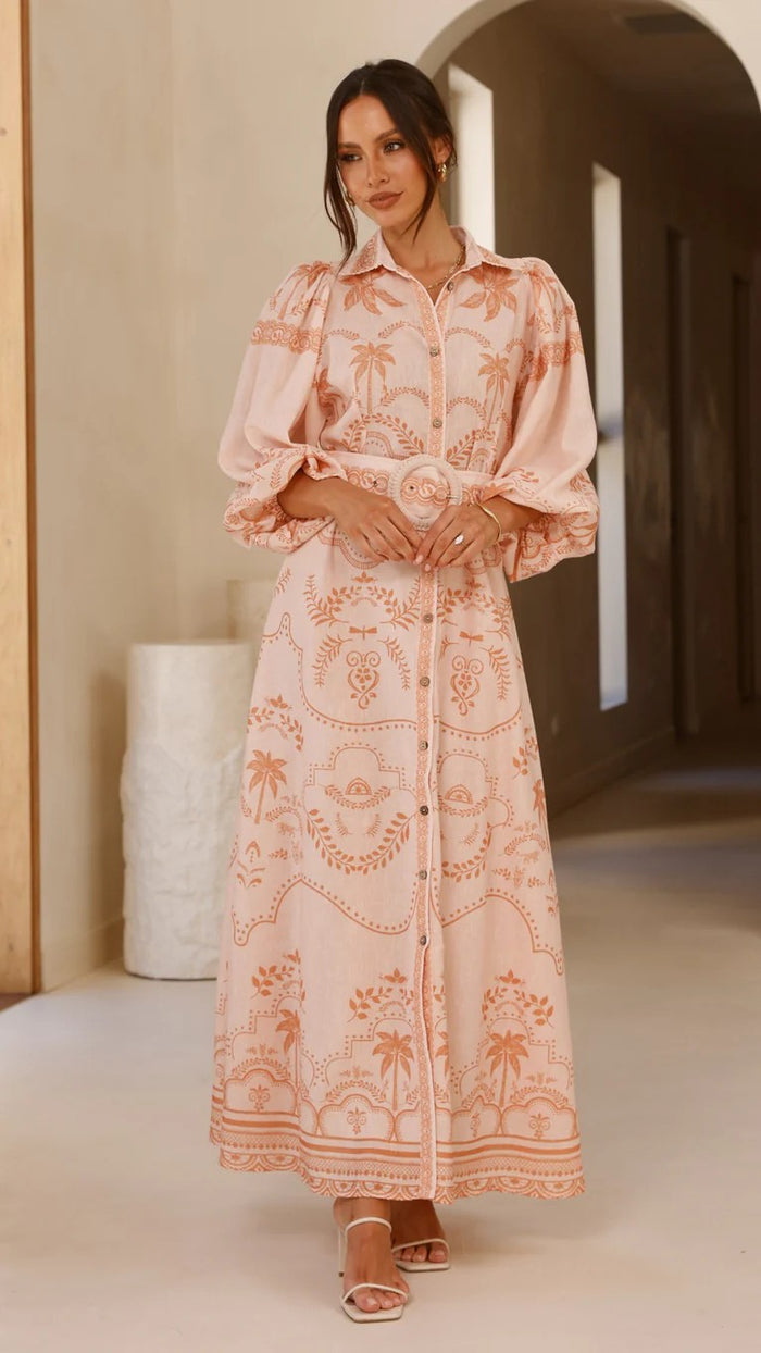 Gwen Maxi Dress - Pink