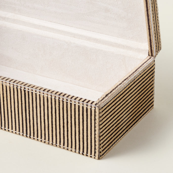 Hair on Hide Leather Box
