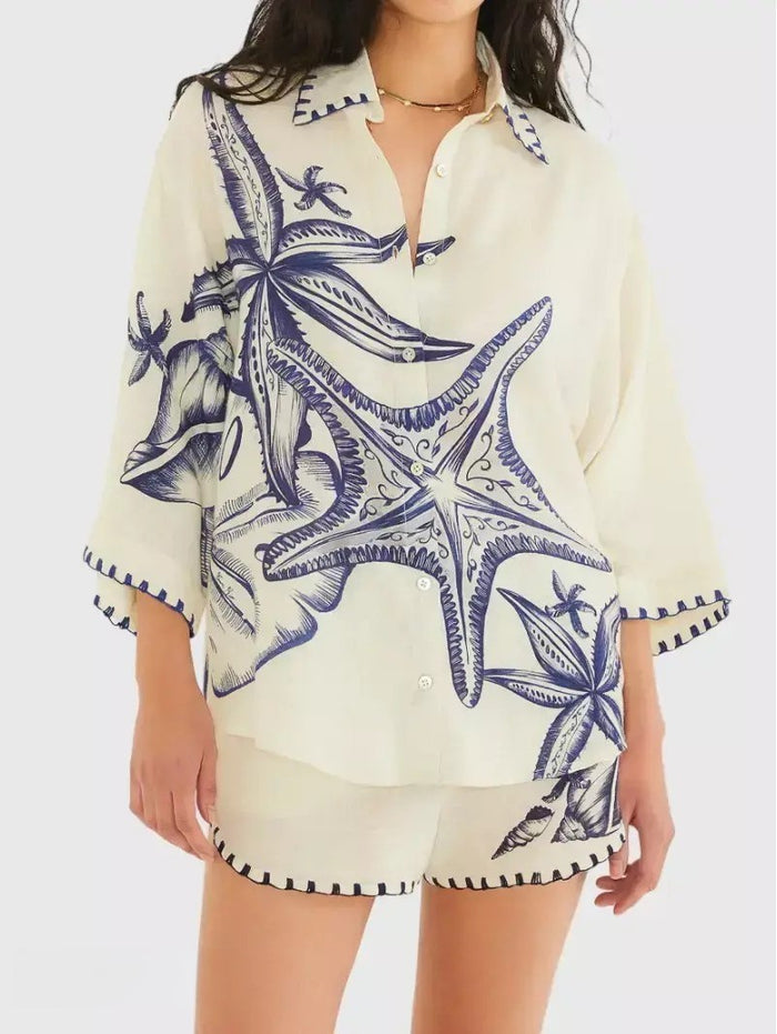 Haira Co ord set - White