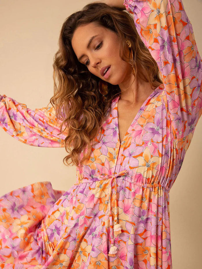 Hale Bob Journee Dress Orange