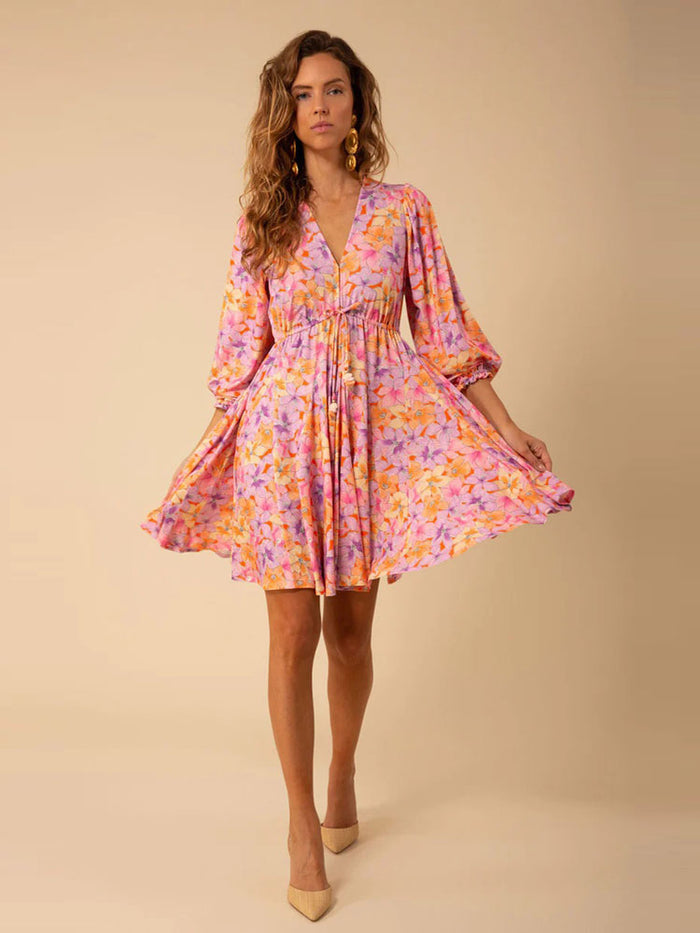 Hale Bob Journee Dress Orange