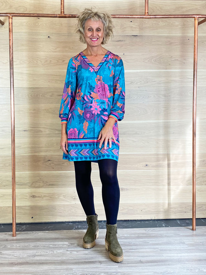 Hale Bob Presley Dress Teal