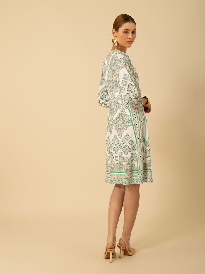 Hale Bob Sevyn Dress Lime