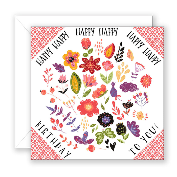 Happy Happy - Birthday Card