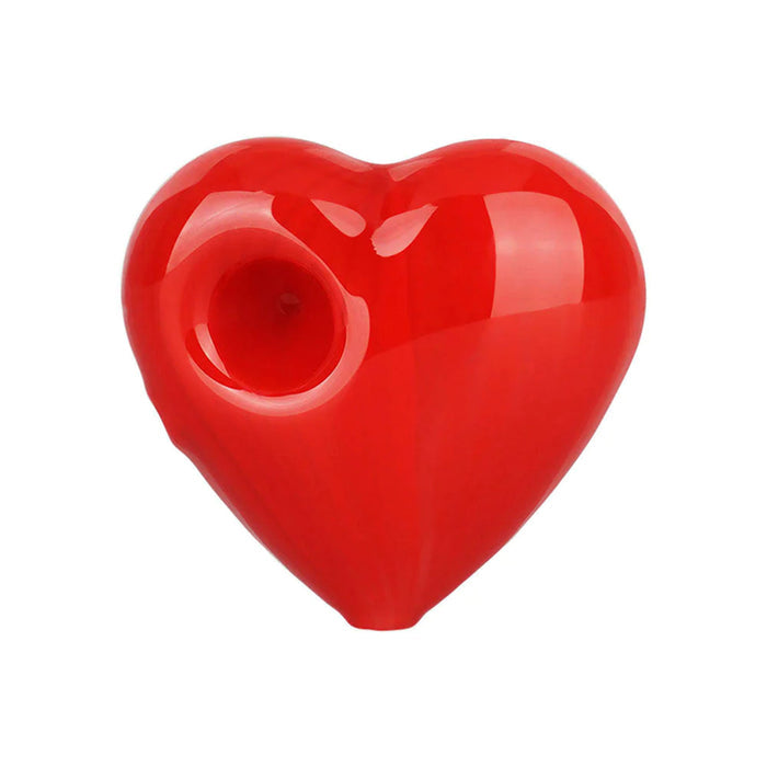 Heart-Shaped Hand Pipe - INHALCO