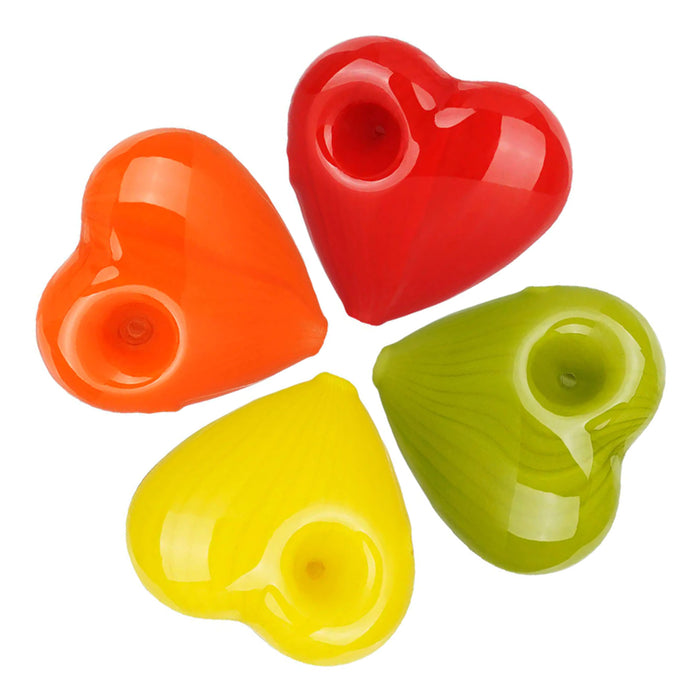 Heart-Shaped Hand Pipe - INHALCO