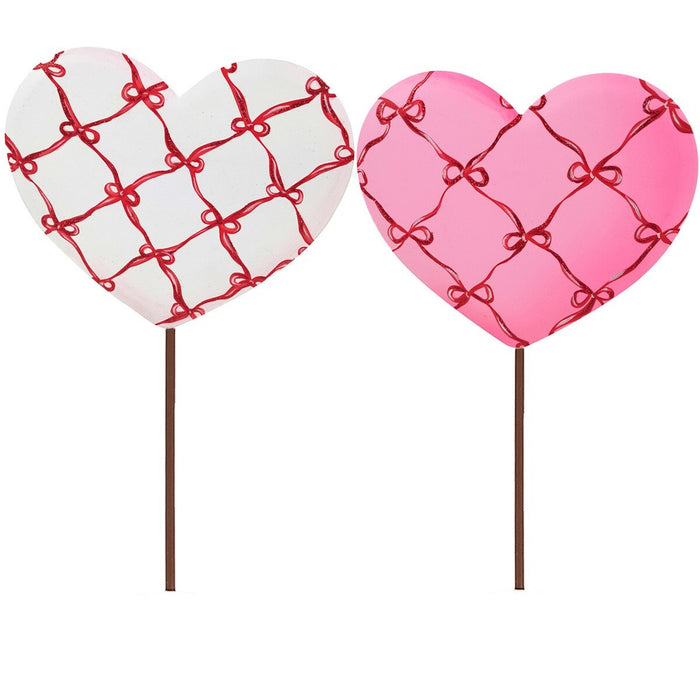 Heart With Bow Lattice, Medium