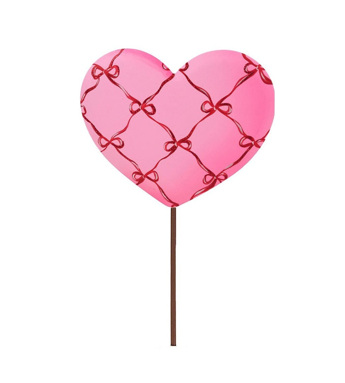 Heart With Bow Lattice, Medium