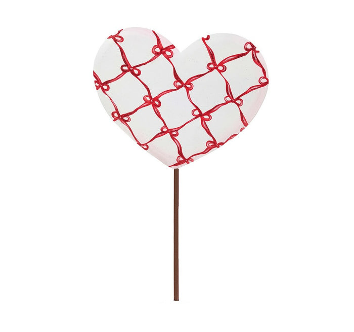 Heart With Bow Lattice, Medium