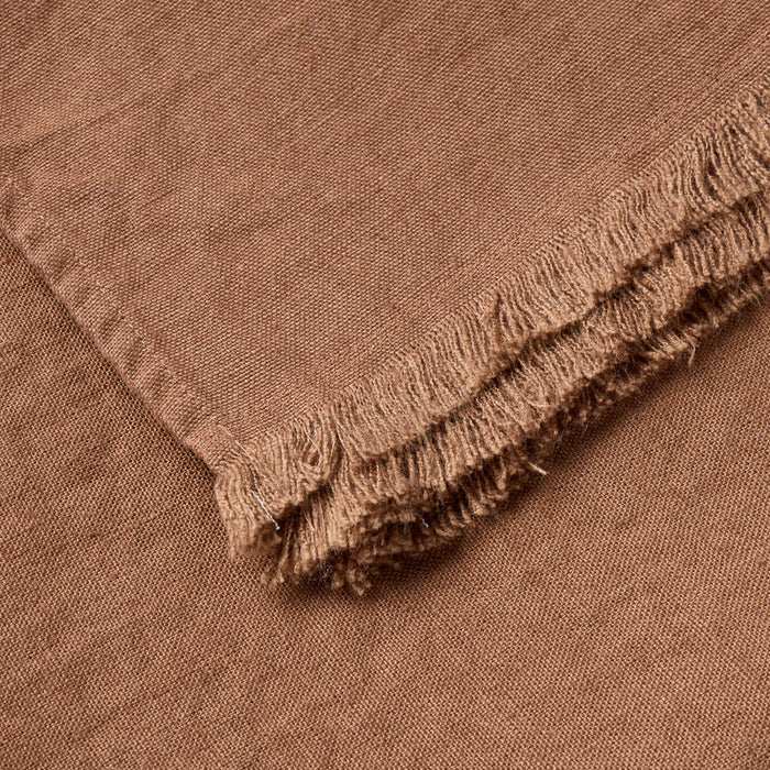 Heavyweight Linen Throw Blanket