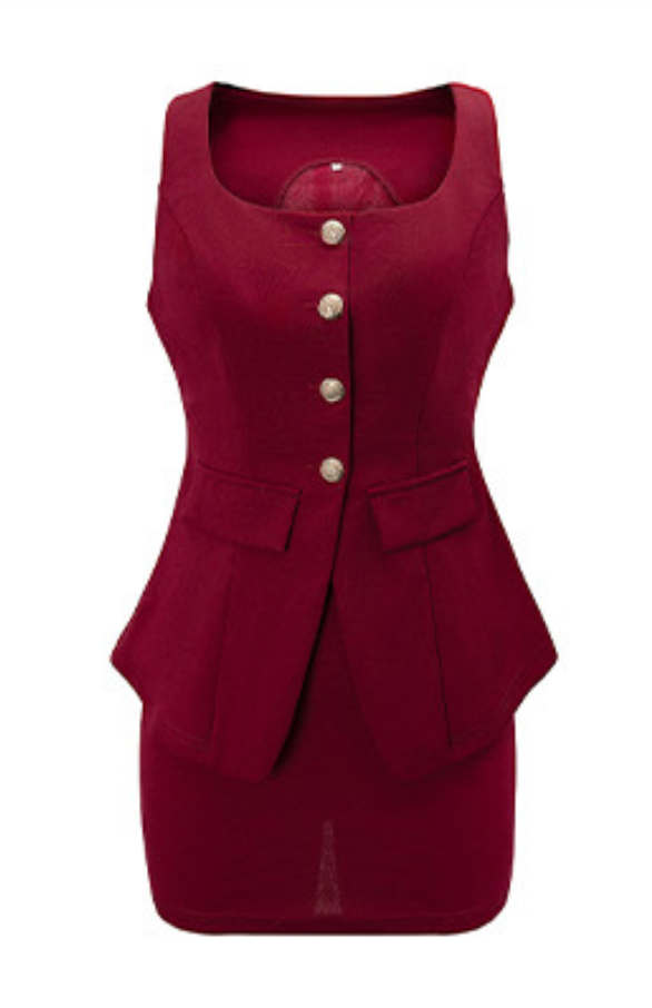 Heizer Co ord Set - Maroon
