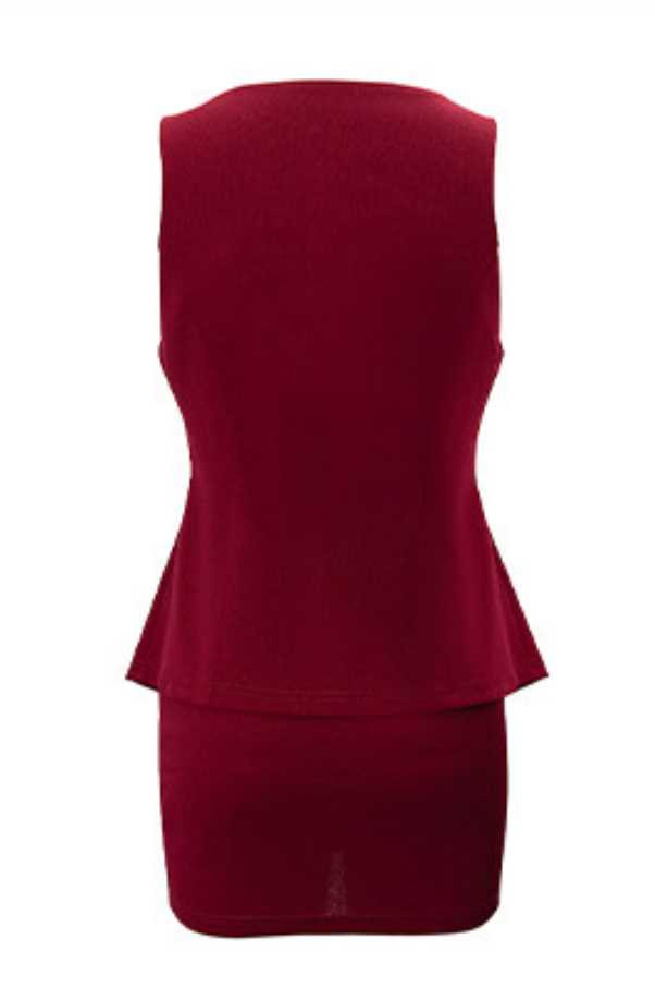 Heizer Co ord Set - Maroon